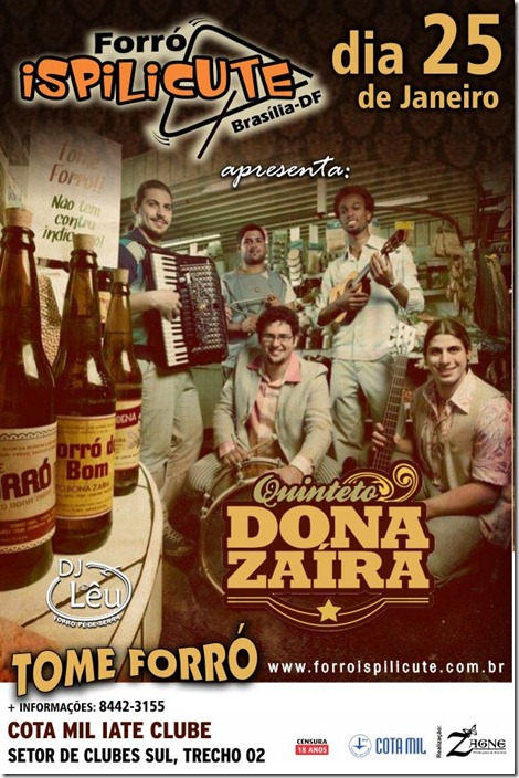 Forr� Ispilicute - Quinteto Dona Za�ra